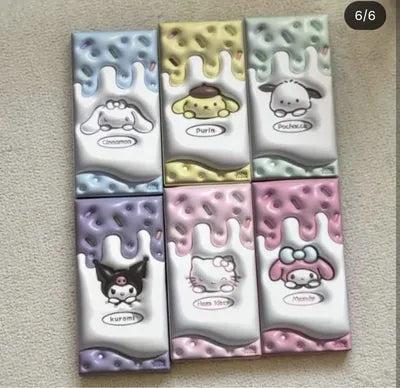 Cute Cat Design Makeup Brushes Set for Practicing