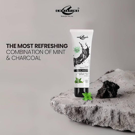 Whitening Face Wash Mint Charcoal All Skin Types