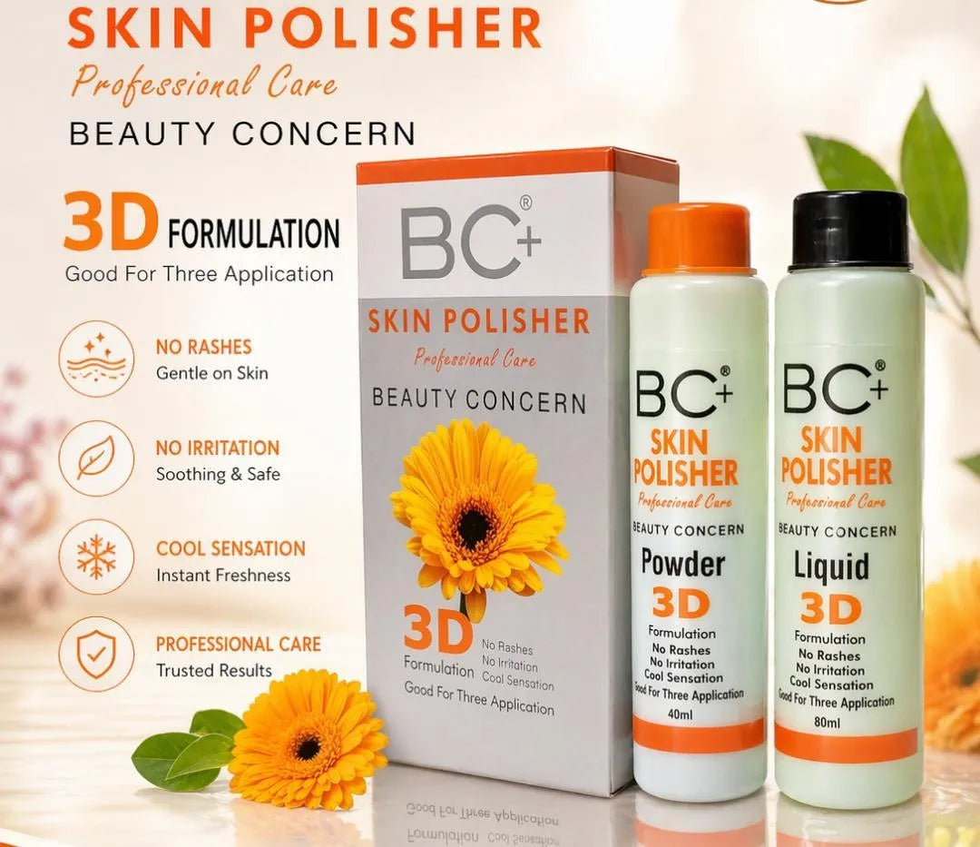 BC+ Skin Polisher Liquid Whitening Brightening 3D