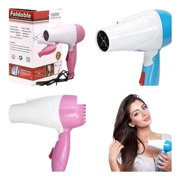 Nova Hair Dryer Pink White ABS 220V