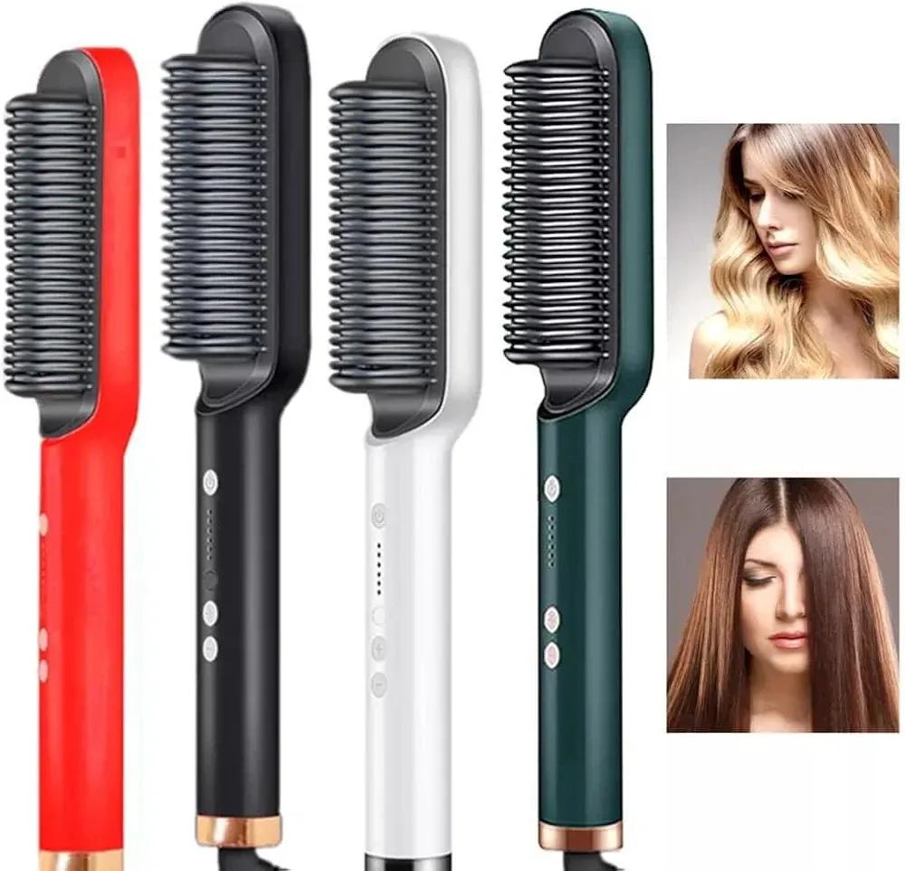 Hair Styling Brush for Straightening & Frizz Control