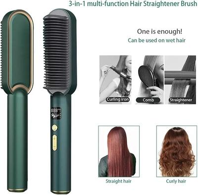 Hair Styling Brush for Straightening & Frizz Control